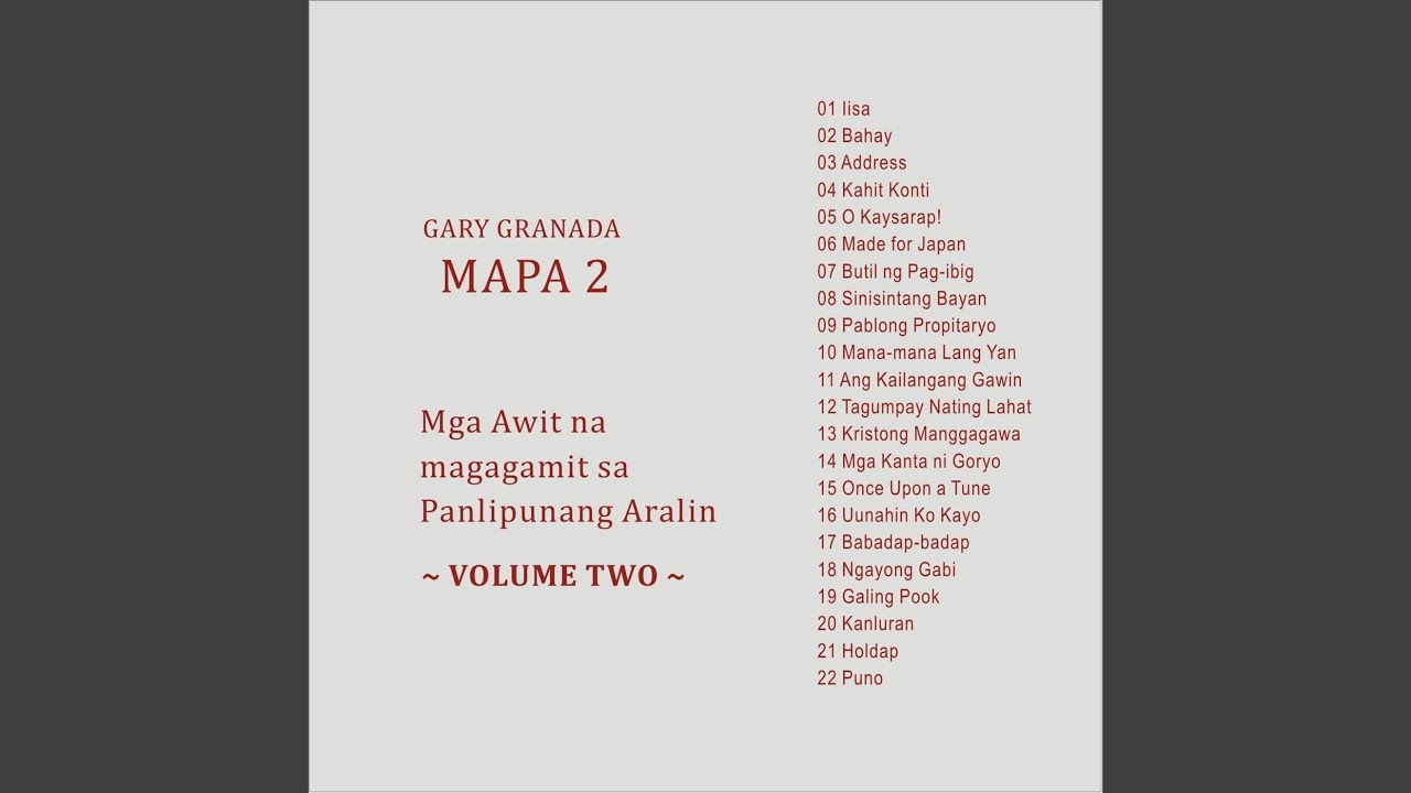 Mga Kanta Ni Goryo