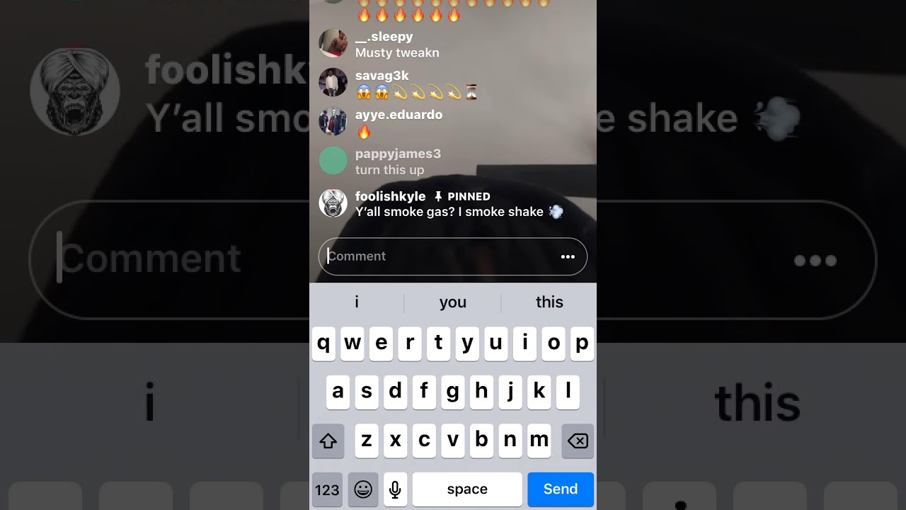 ICYTWAT IG LIVE (Feb. 1, 2019)