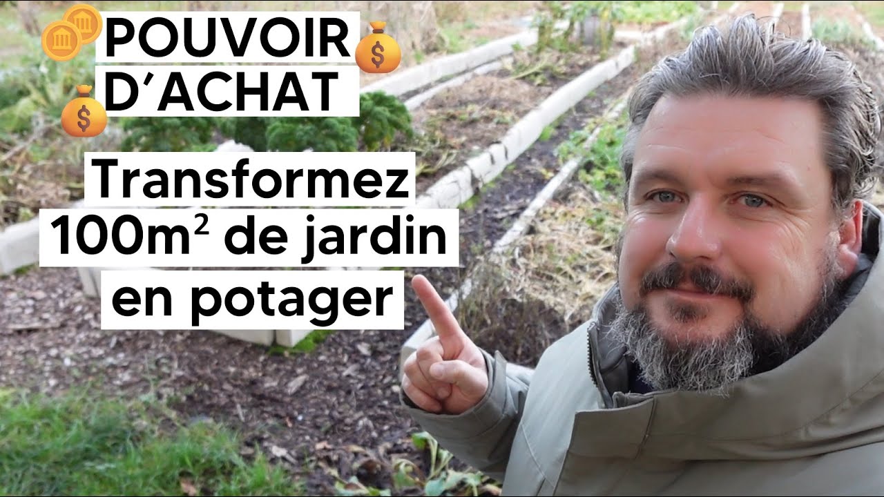 Economisez 100&euro; par mois en transformant 100m&sup2; de votre jardin en potager 🙂👍