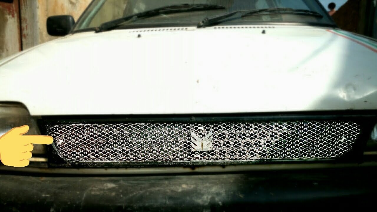 Modified Maruti 800 front Grill /only 70 rupes/ how to instal  /by A modifications