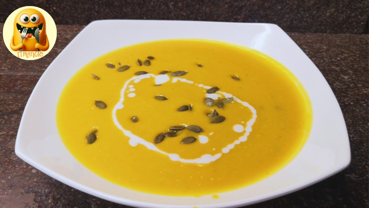 Crema di Zucca Vellutata Vegan 🎃 Senza Panna e Super Cremosa con Latte di Cocco