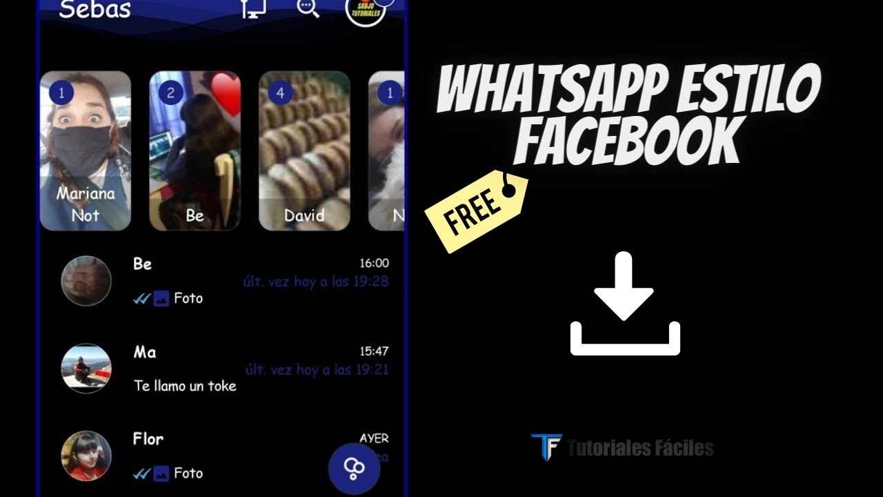 WhatsApp Plus estilo Facebook ACTUALIZADO