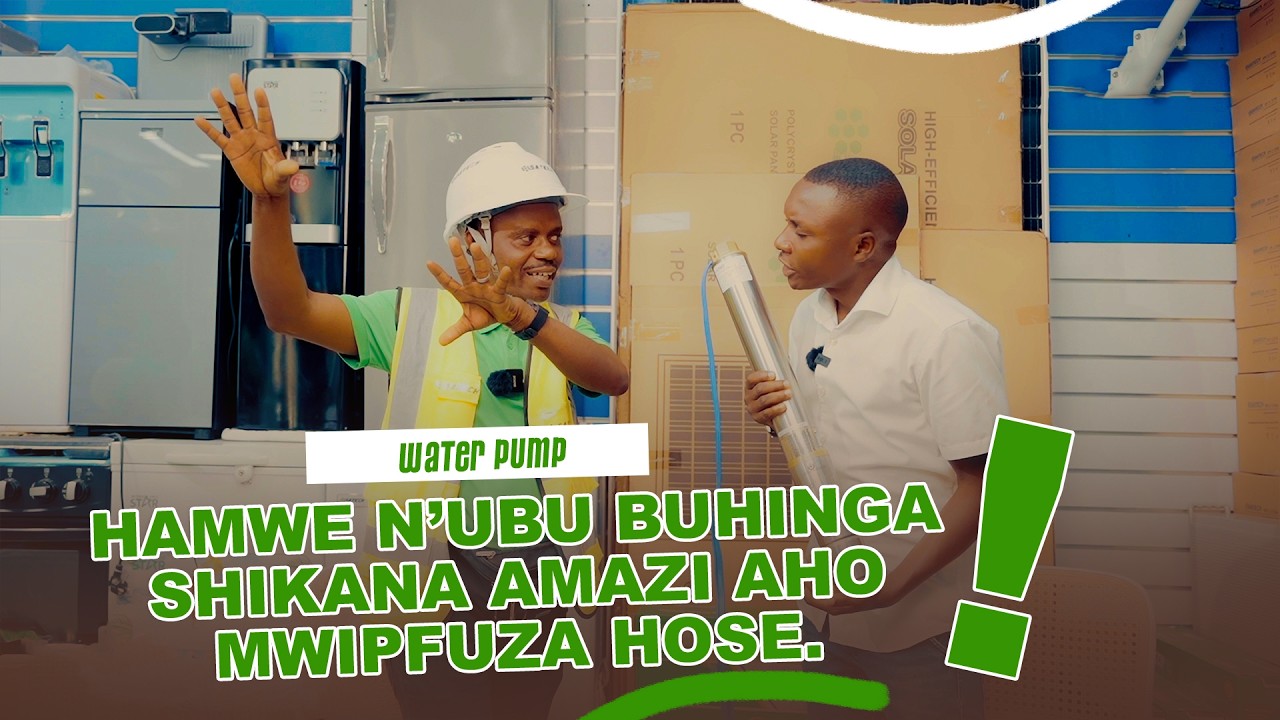UBUHINGA BUSHASHA BUTARI BUMENYEREWE BWO GUKWEGA AMAZI