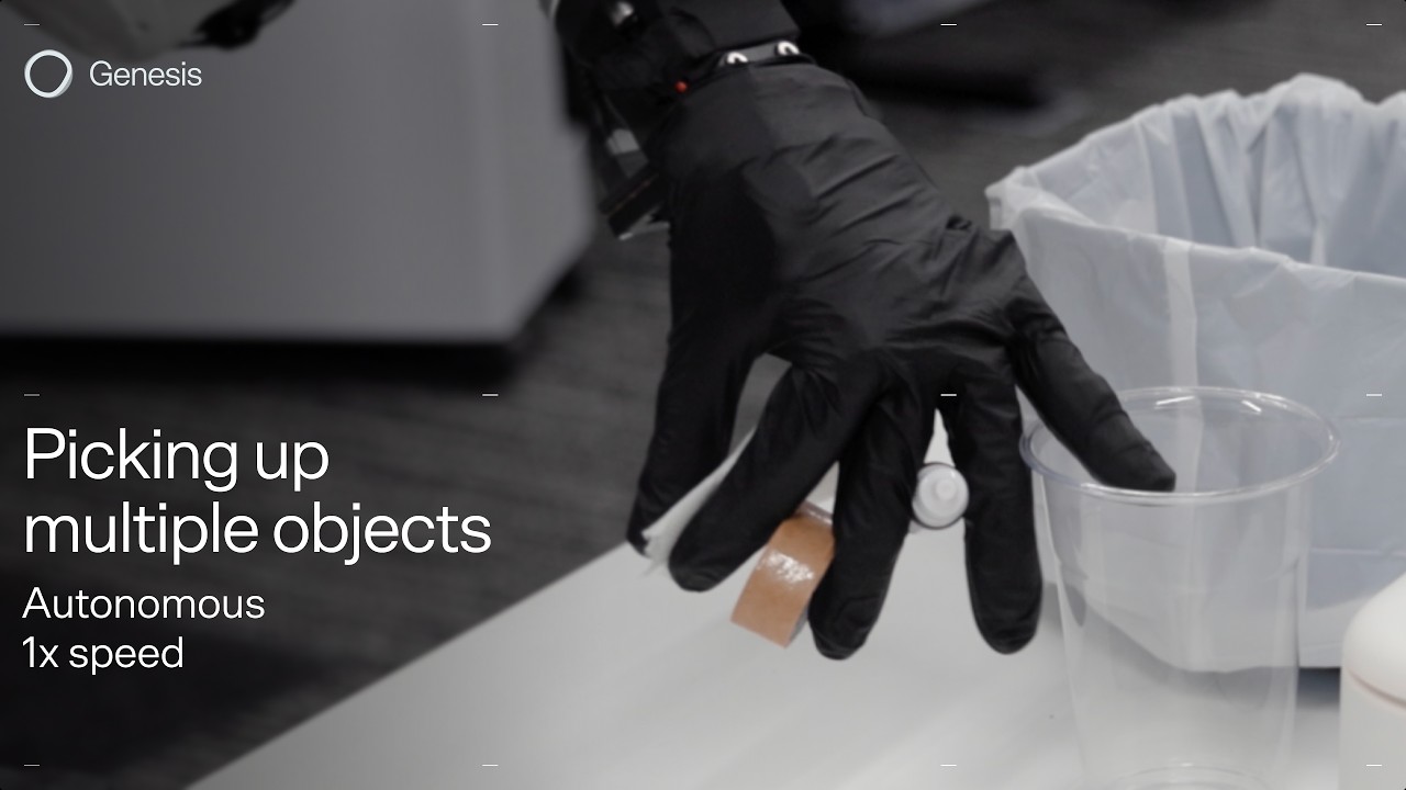 Picking up multiple objects | Autonomous 1x speed