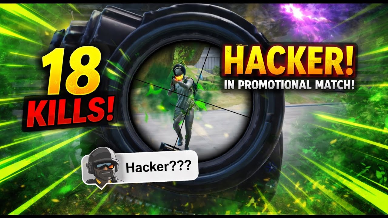 “Bro Are You Hacking?!” 😈 18 Kill Promotional Match | Solo