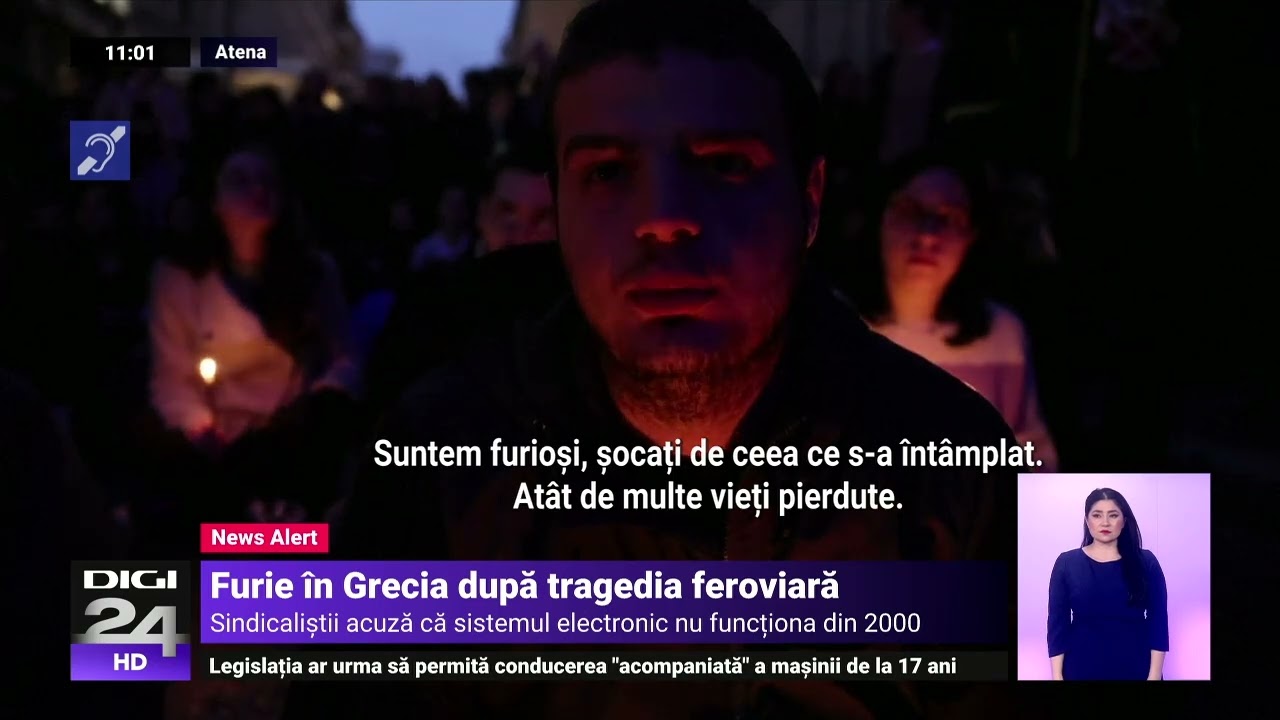 Furie în Grecia după tragedia feroviară. Proteste în Atena și Salonic