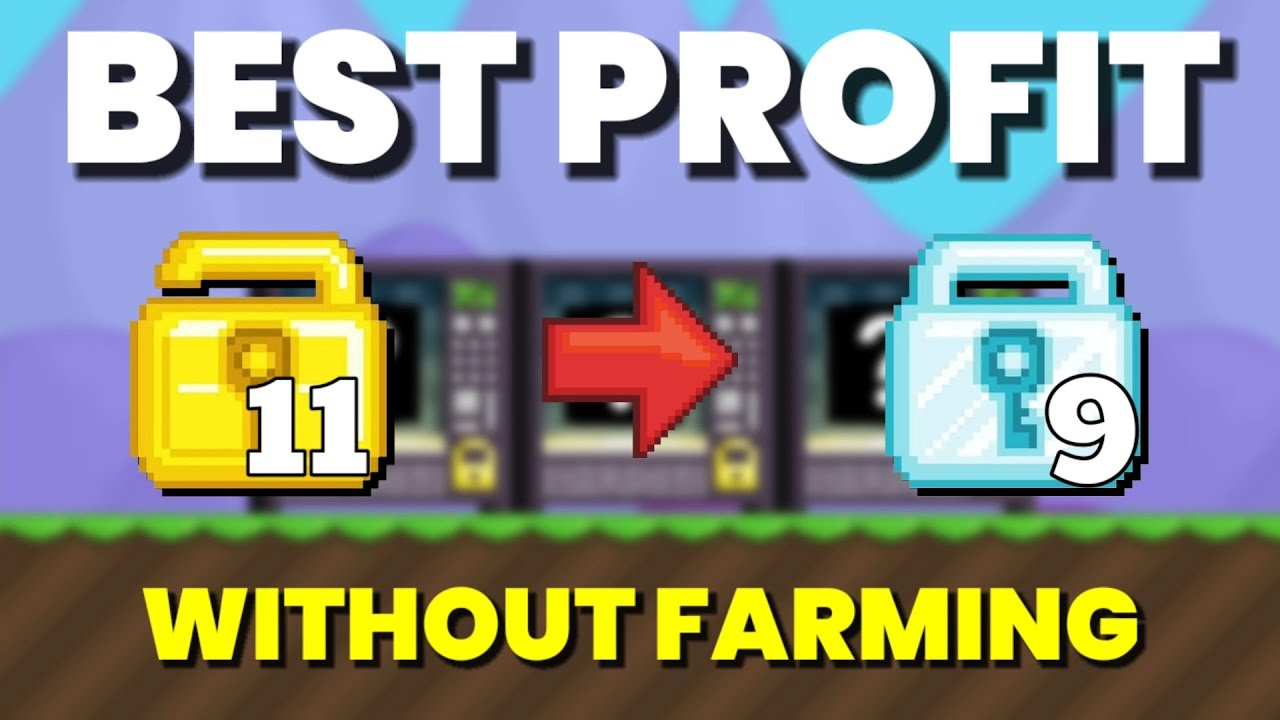 PROFIT TERBAIK DI GROWTOPIA DALAM 2 JAM! (No Farming)! - Lazy Profit | Growtopia Profit 2021