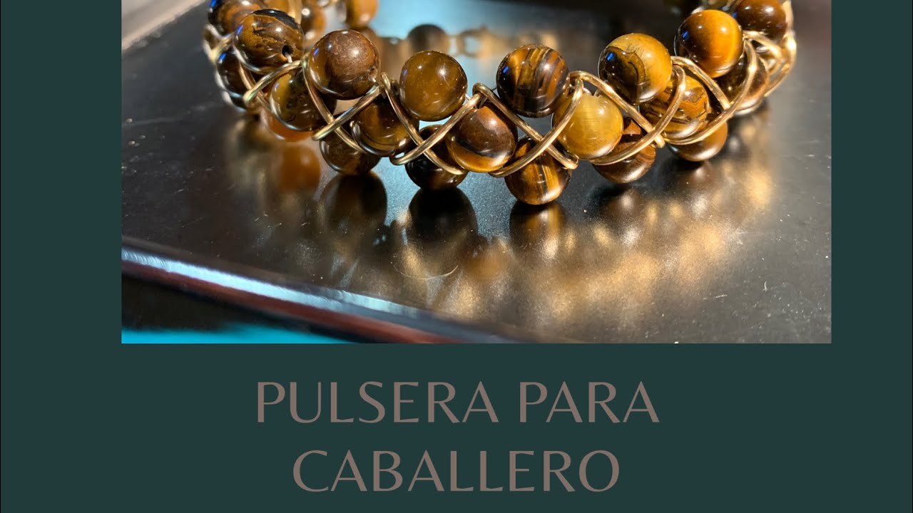 Pulsera de bisutería alambre para hombres elegantes