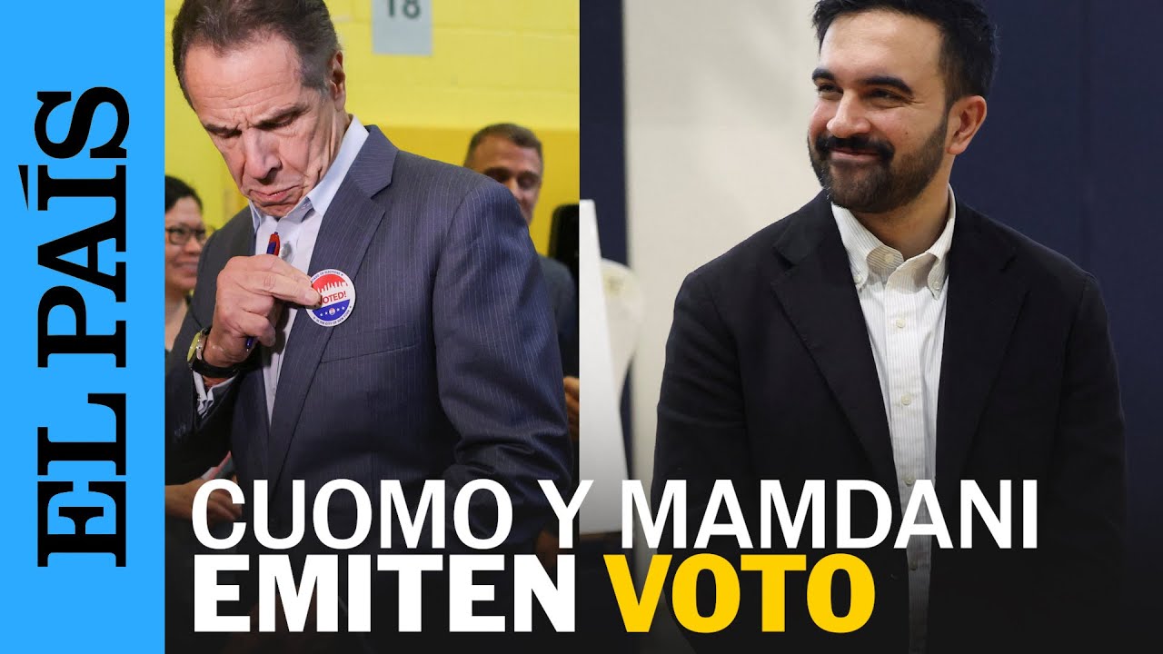 MAMDANI y CUOMO votan en las elecciones de la alcaldía de Nueva York | EL PAÍS
