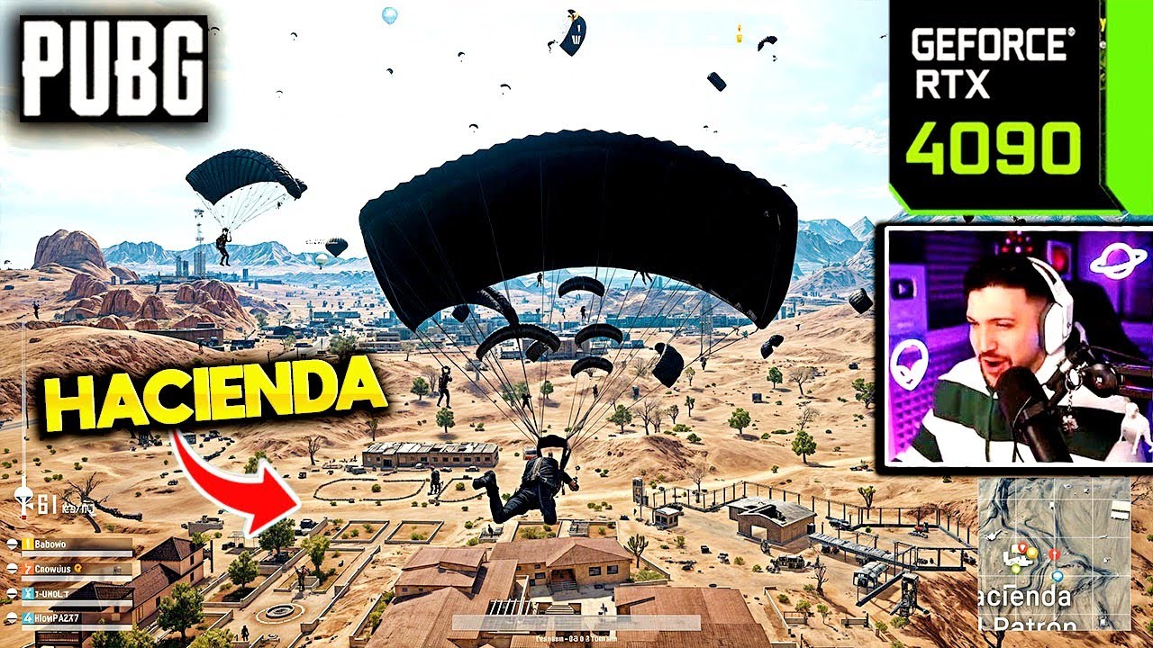 PUBG : MAPA MIRAMAR PERO en HACIENDA RTX 4090 24gb ( GRAFICOS EN ULTRA y AL MAXIMO ) - LuPower