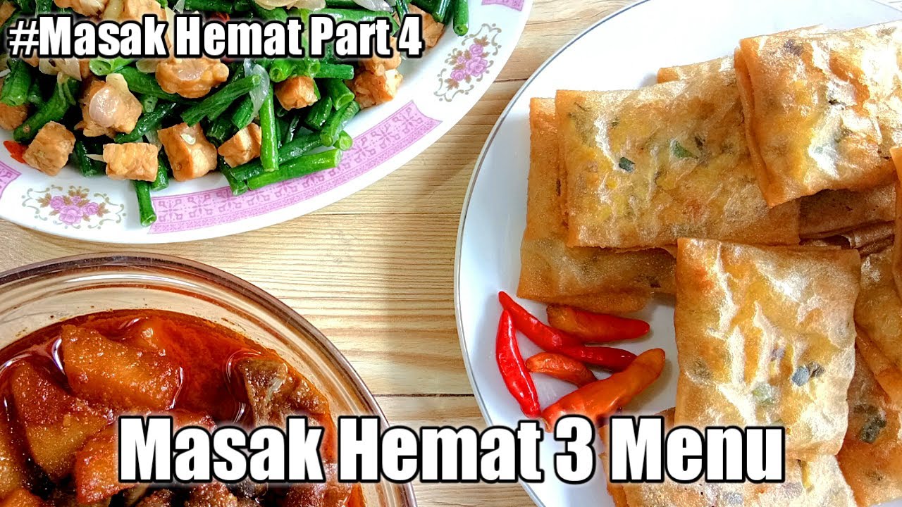 Masak hemat 3 menu (Part 4) - Resep masakan rumahan murah meriah