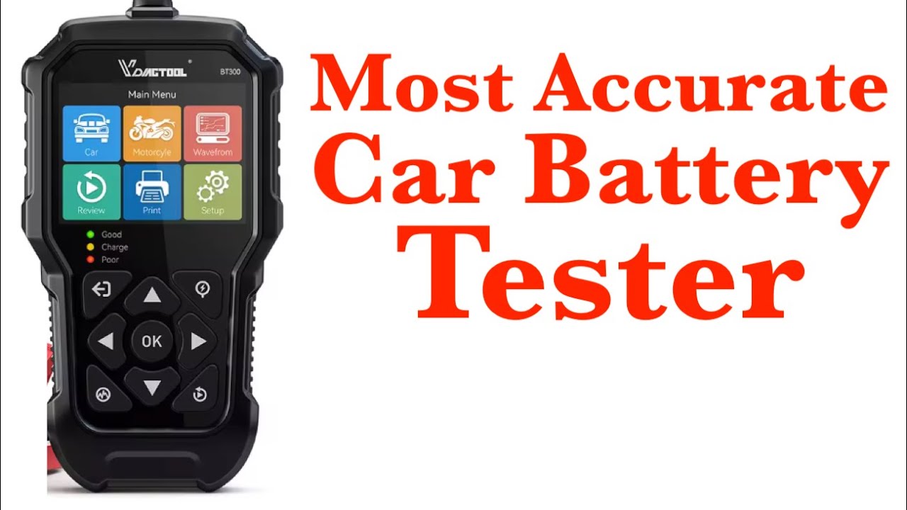 Vdiagtool BT300 Professional Car Battery Tester 6V & 12V