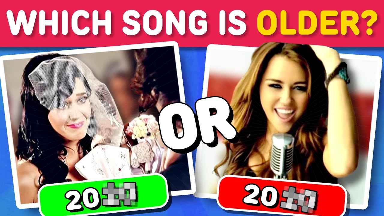 WHICH SONG IS OLDER? 🎵 | Song Quiz