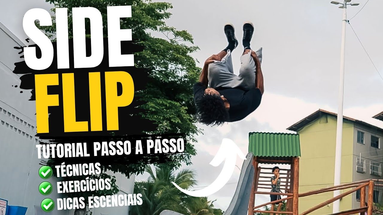 Side Flip (Mortal de Lado) - Tutorial passo a passo para aprender em até duas semanas 