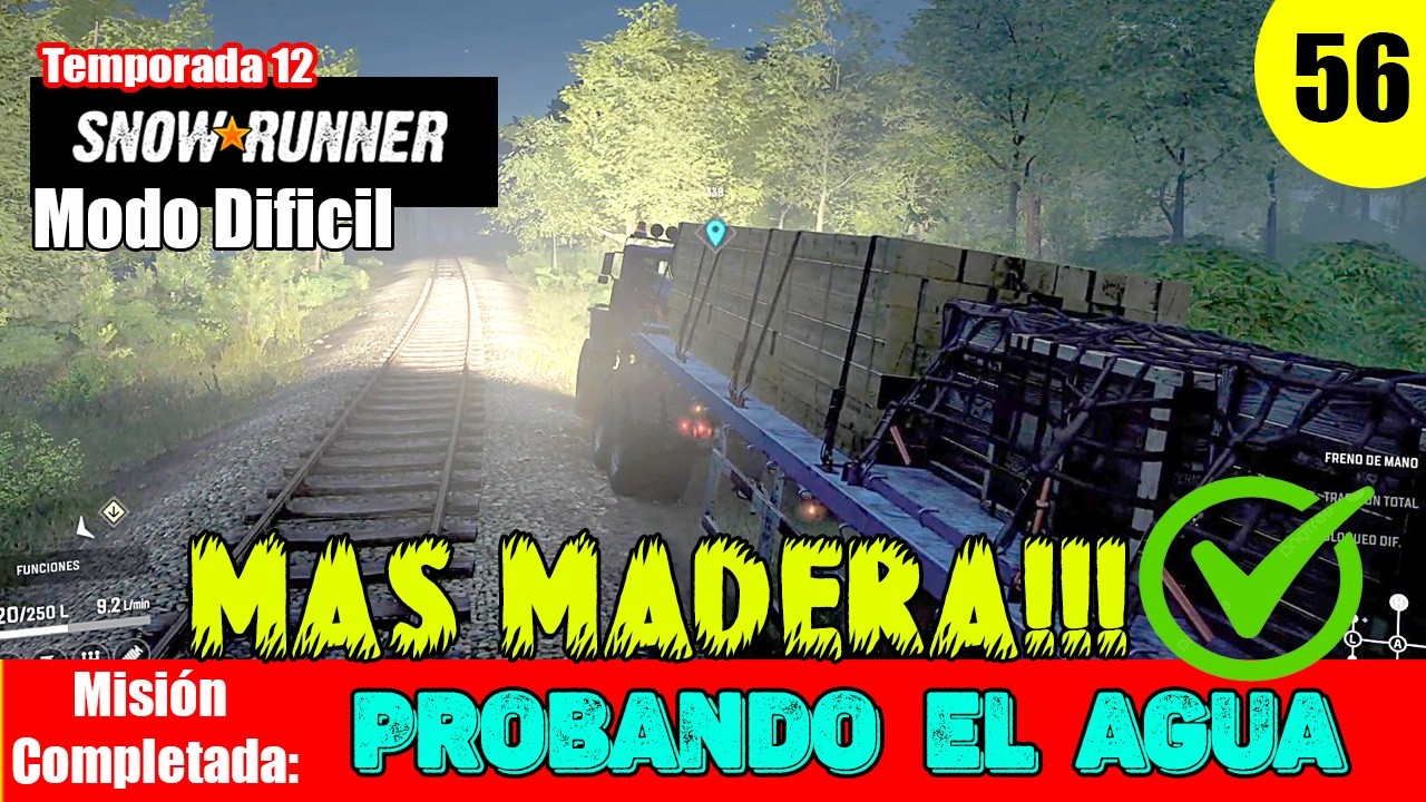 SNOWRUNNER Gameplay Español EP 56 -  Carolina del Norte - Misión COMPLETADA: PROBANDO EL AGUA