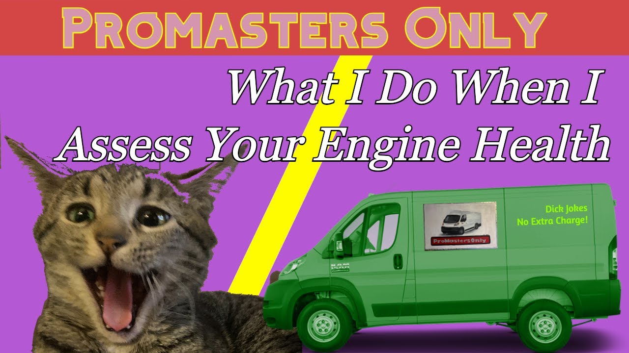 How I Assess Your Engine Health with My Fancy Scanner. Promasters Only.