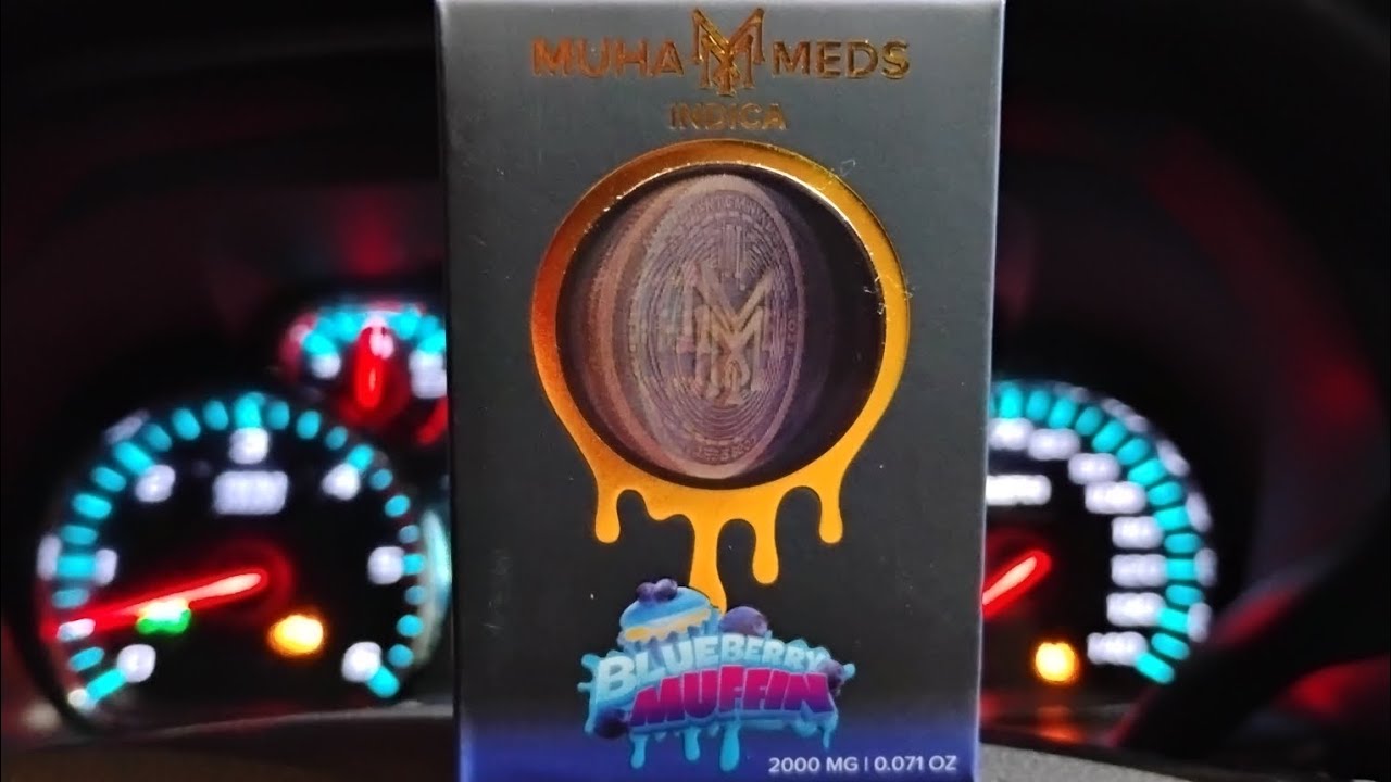 Muha Meds Blueberry muffin Cart-Review-🫐🤤🧁💨💨