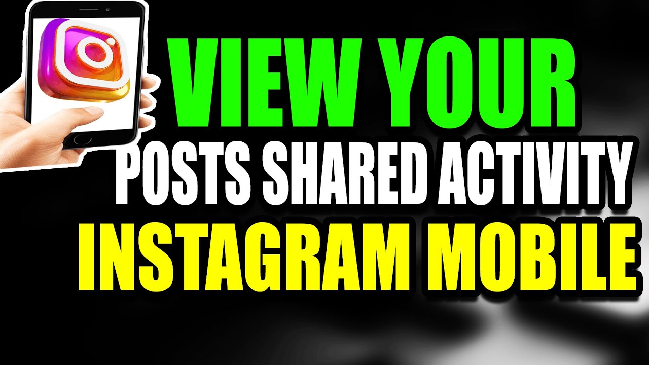 View Posts Shared Activity Instagram Mobile - (Fast Tutorial) (2025)