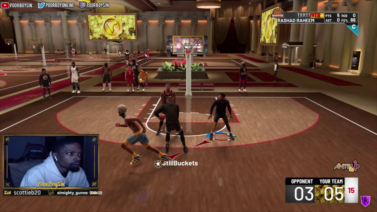I BROKE HIS MYPLAYER 3 TIMES! RUFFLES WINNING COMP ELITE 3 DOUBLE CENTER LINEUP AMBUSH IN STAGE!
