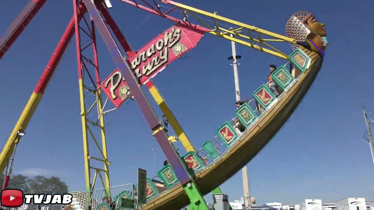 Florida State Fair Pharaohs Fury Ride - 2026 #floridastatefair #amusementpark
