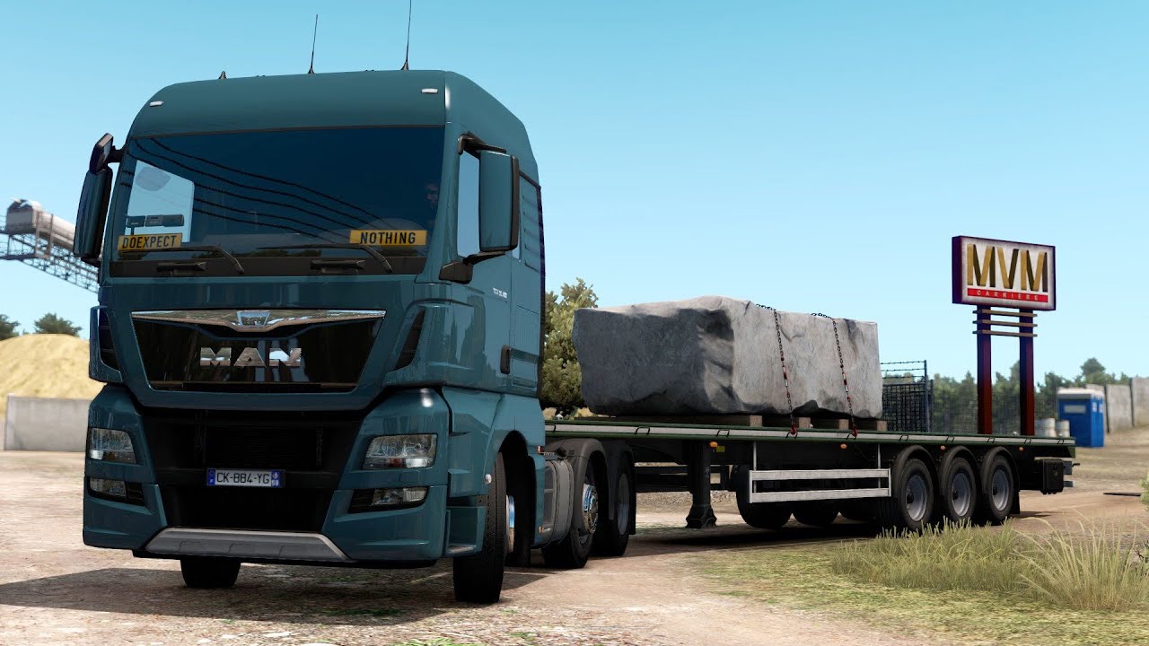 ETS2 1.38 Open Beta MAN TGX E6  Bordeaux - Montpellier