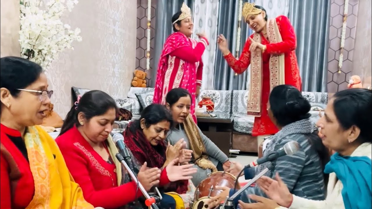 धमाकेदार नाचने वाला नया भजन जरूर सुने 💃मैनू रमन बिहारी नाल नच्च लेन दे 🌹