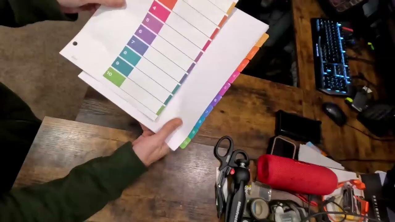 AVERY WIDE DIVIDERS 10TAB 11165 UNBOXING