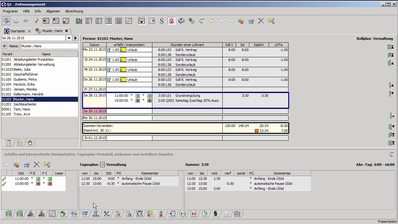 Q1 Softwaretutorial: Schnellstart