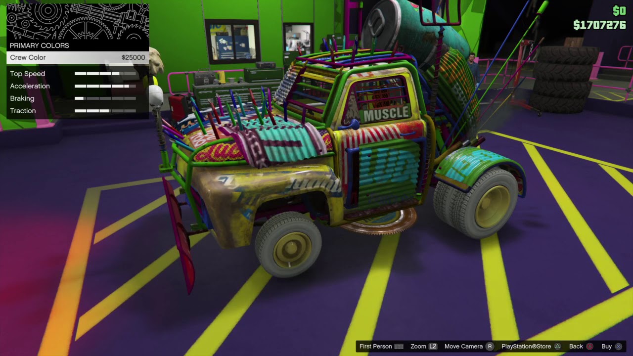GTA 5 Online Nightmare Slamvan Customizing & Showcase Arena War Dlc