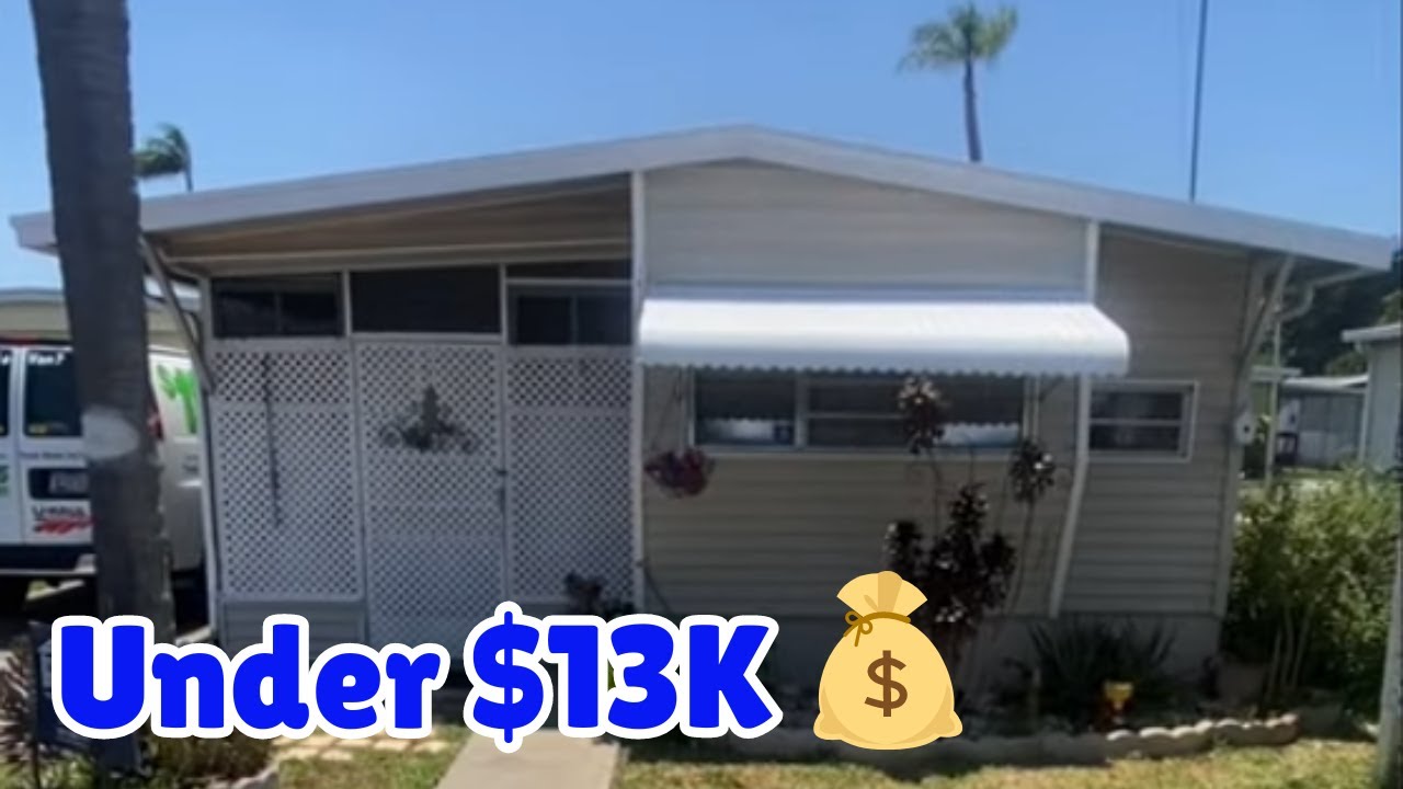 Under $13,000 In Sarasota Florida(Palm Terrace Mobile Home Park)!