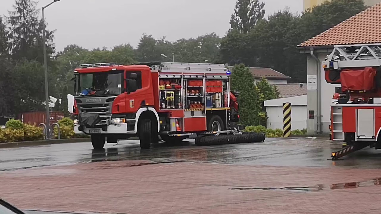 Pożar Lidla w Chorzowie (18.07.2018)