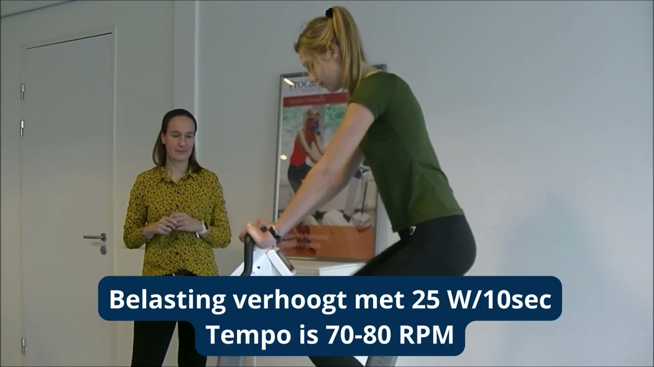 Hoe je een Steep Ramp Test uitvoert op de Lode Corival ergometer