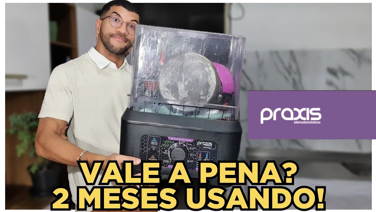 A VERDADE Sobre a Lava Louça Portátil da Shopee - Lava Louça Praxis 4 Serviços