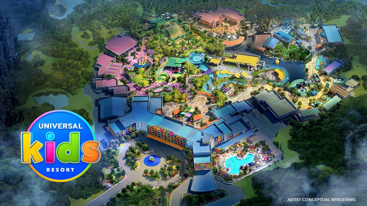 FLY THROUGH A THEME PARK MADE FOR KIDS! | Universal Kids Resort Grand Opening July 1, 2026