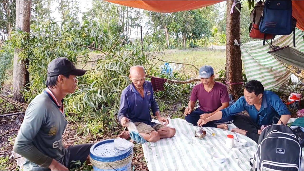 Hành trình 2 ngày 1 đêm về sóc trâng cắm câu ll trời thương ae thoát nạn trong đêm