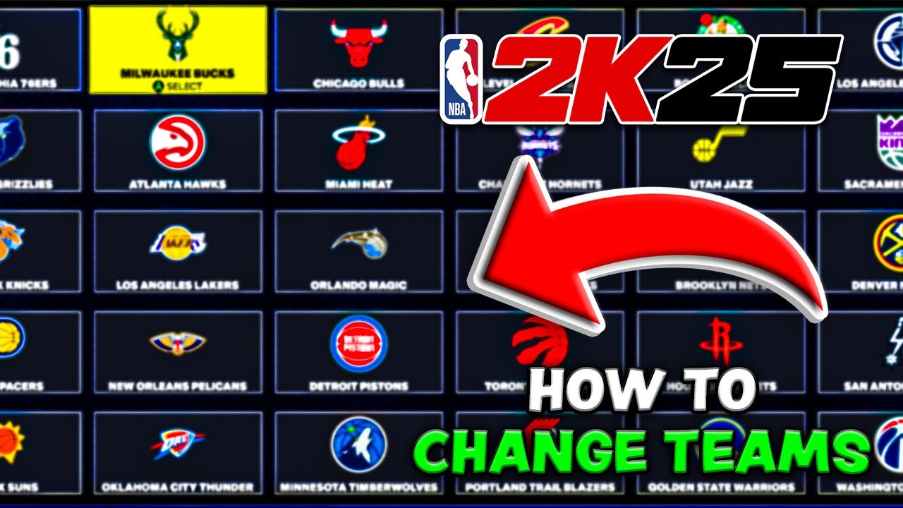 NBA 2K25 - How To Change Teams In MyNBA