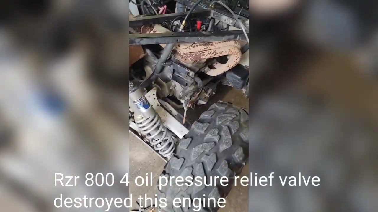 how low oil pressure can ruin this polaris rzr 800 4