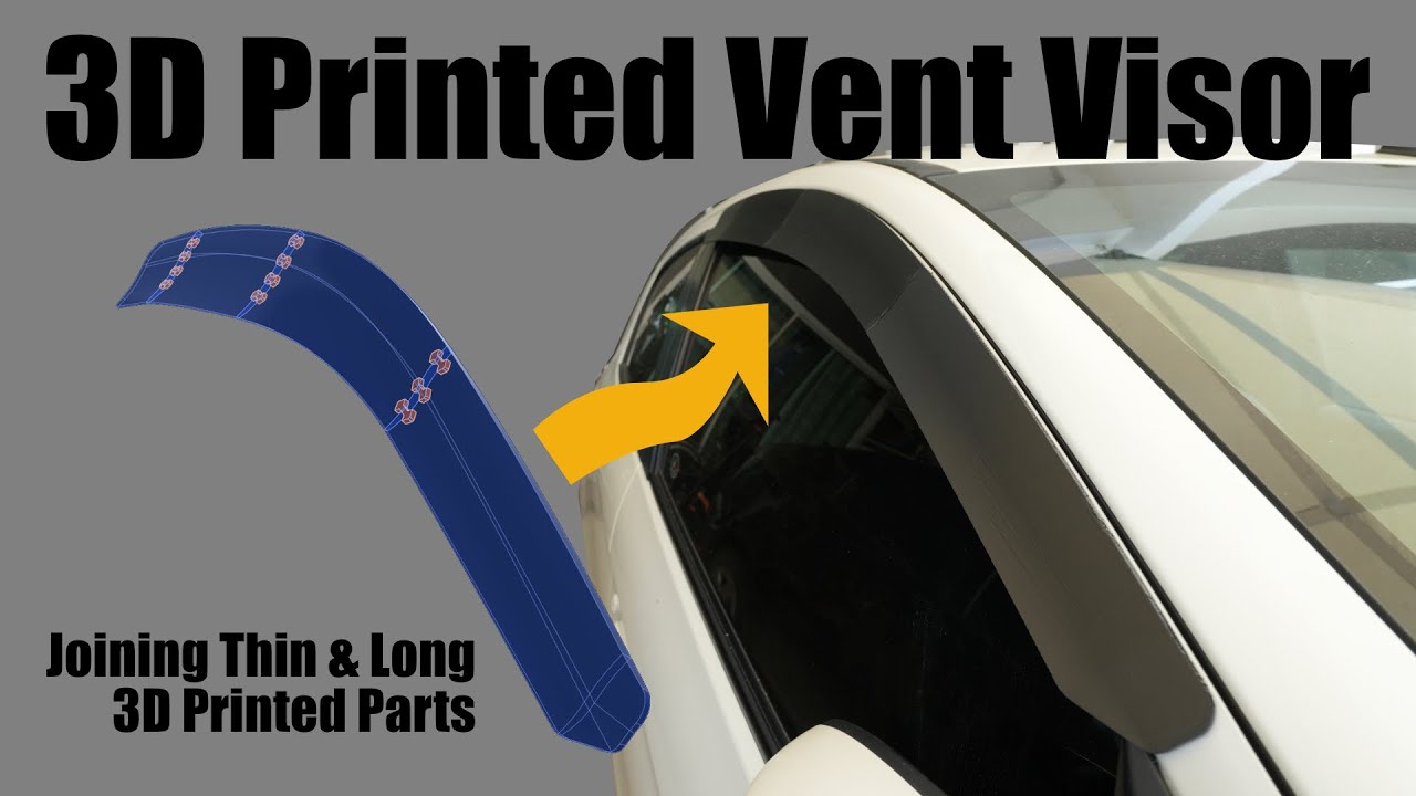 From Scan to Print: How to Make a Perfect 3D Printed Car Vent Visor with Creality Scan Raptor X