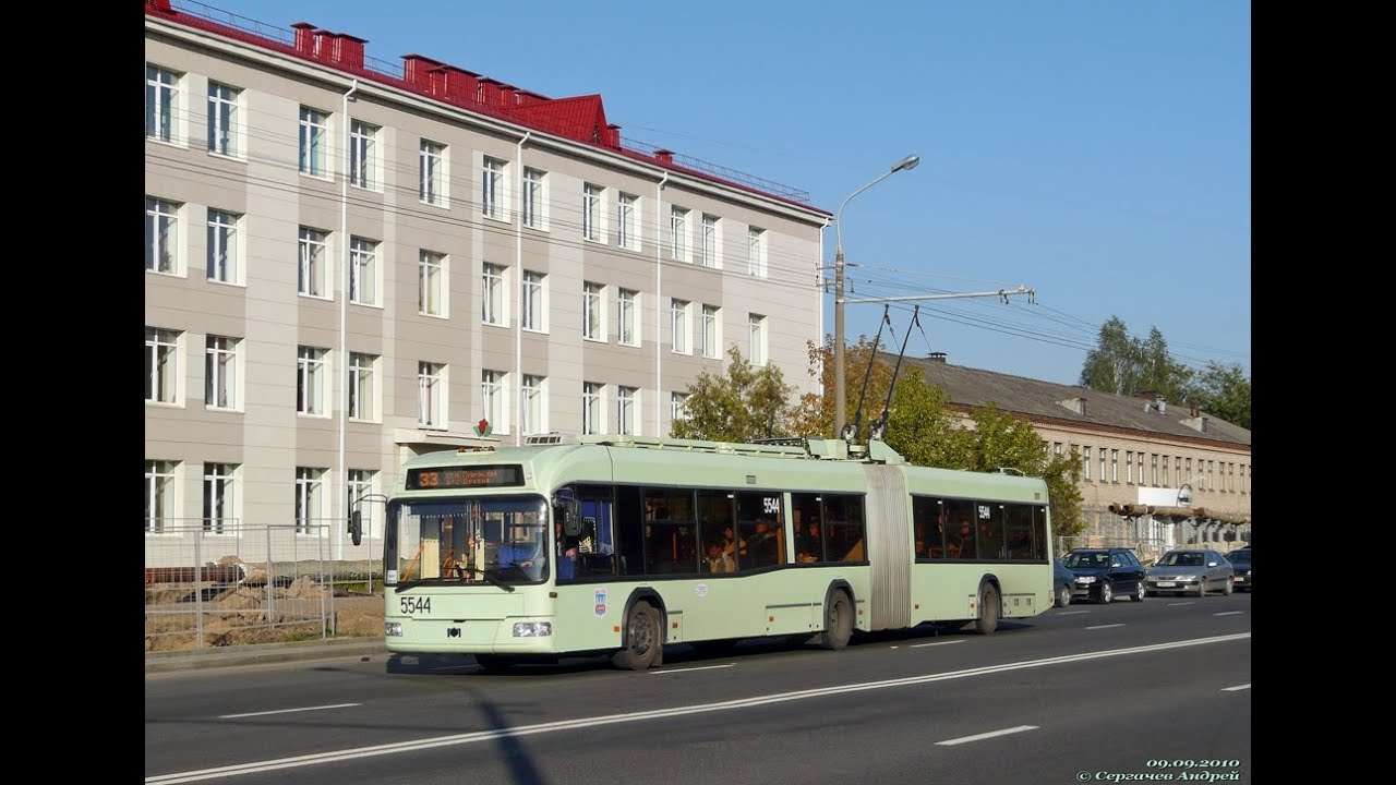 Троллейбус Минска БКМ-333,борт.№ 5544,марш.59 (19.10.2019)