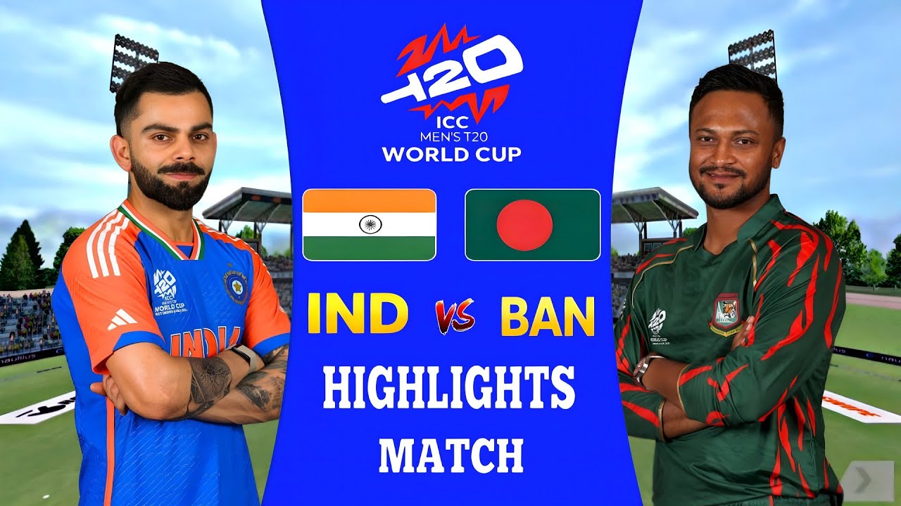 IND vs BAN Highlights | ICC T20 World Cup 2025 | RC Swipe Cricket