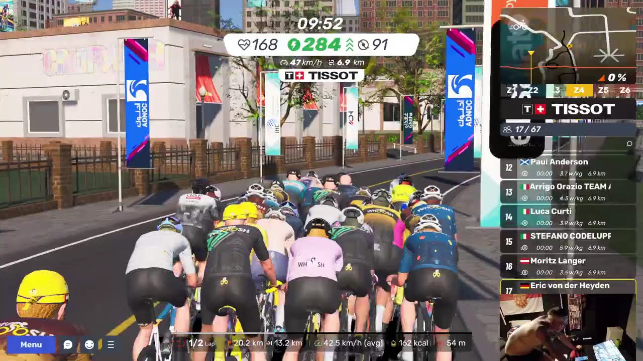 MyWhoosh Cycling Esports League Zone B - Europe, Cat3: Stage 1