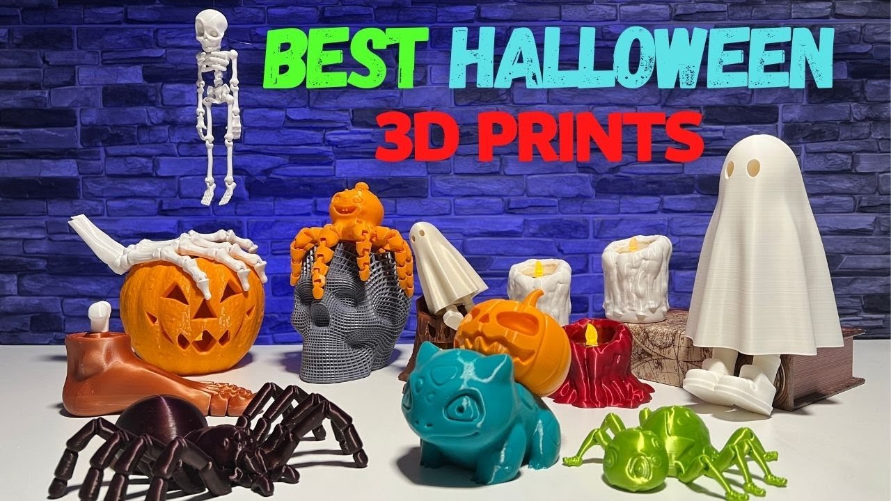 Best of Halloween 3D print 👻 - Cool 3D Print Time Lapse Video in 4K