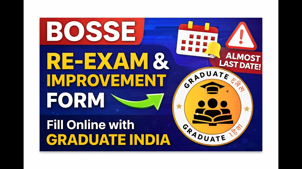 BOSSE Re-Exam & Improvement Form #bosses #10th #12th