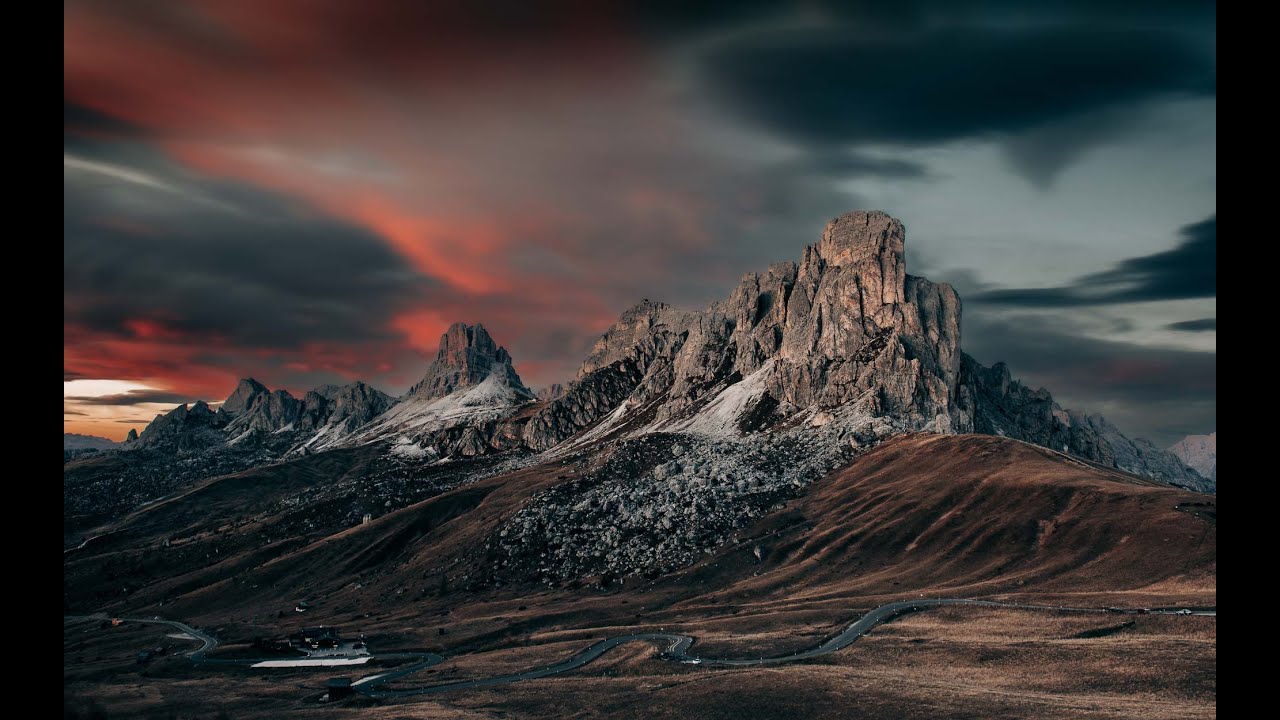 Dolomites Cinematic 4K - 48h at Passo Giau / Dolomites - Landscape Photography in - Sudtirol - Italy