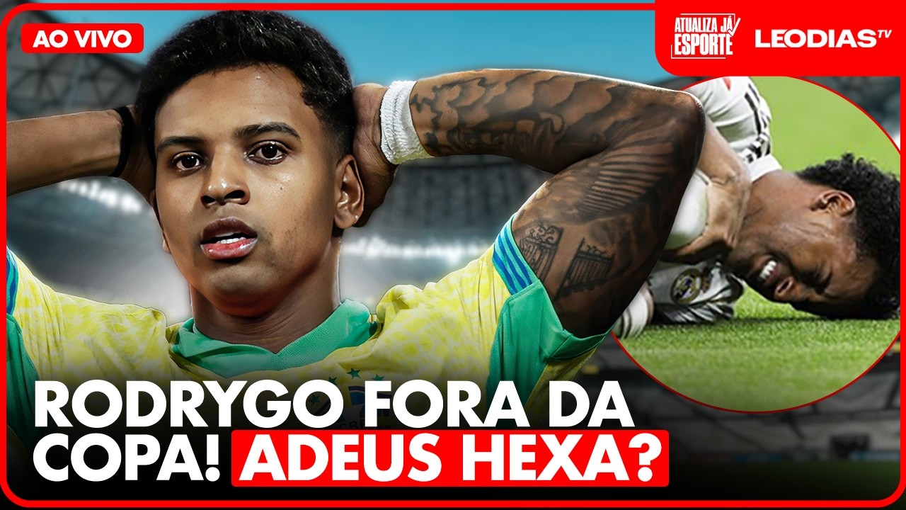 RODRYGO ESTÁ FORA! O sonho acabou? | Atualiza já Esporte | LeoDias Tv