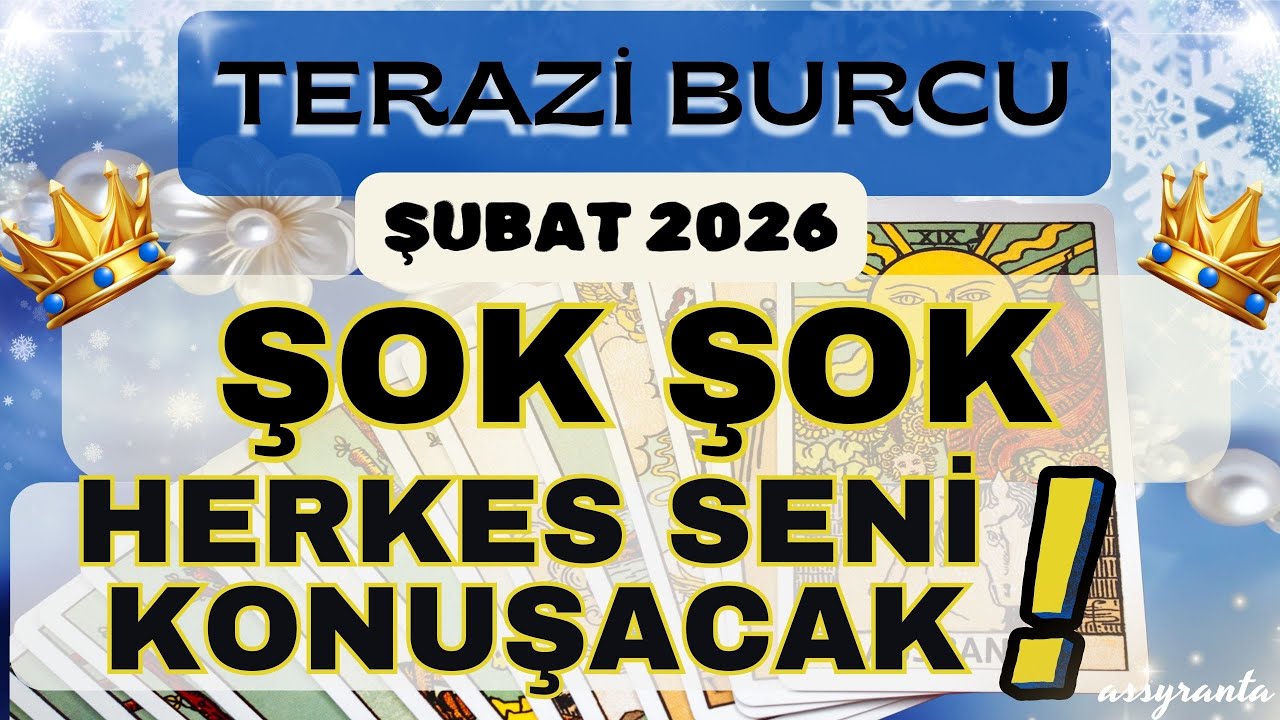 TERAZİ BURCU 👑   ŞOK ŞOK BİR DÜNYA MARKASISIN❗ BÜYÜK DESTEK GELİYOR❗ ŞUBAT 2026 ❄️