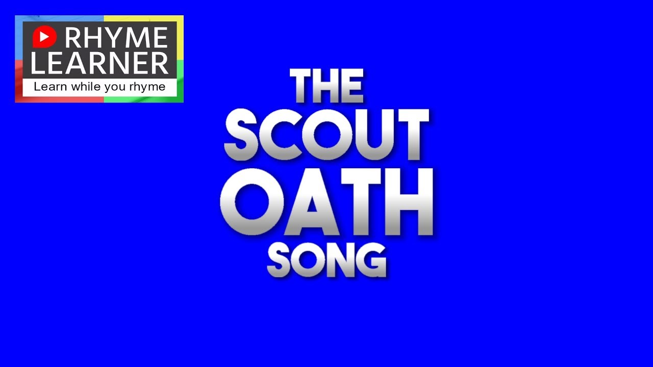The Scout Oath Song - Learn quickly using animated memory and music mnemonics