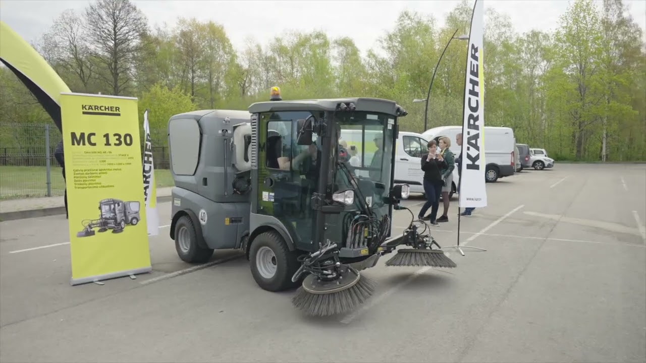 Karcher Komunalinės įrangos demo diena Palangoje