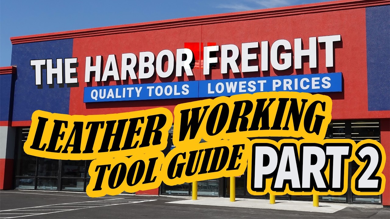НЕЗАМЕНИМЫЕ инструменты для работы с кожей от HARBOR FREIGHT