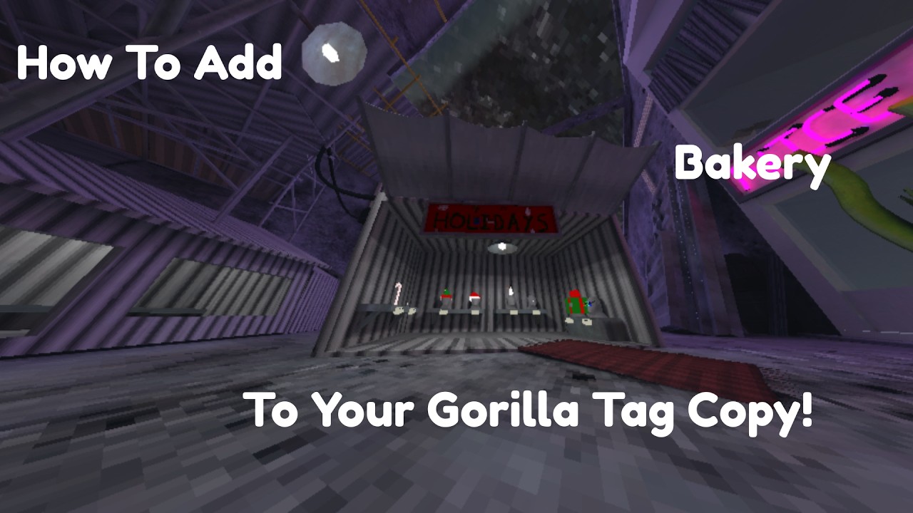 How to bake lighting in gorilla tag copy! Bakery!
